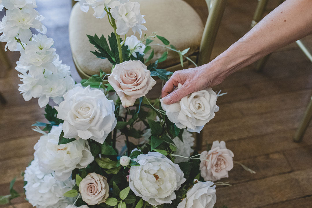 Elegance Faux Aisle Flowers