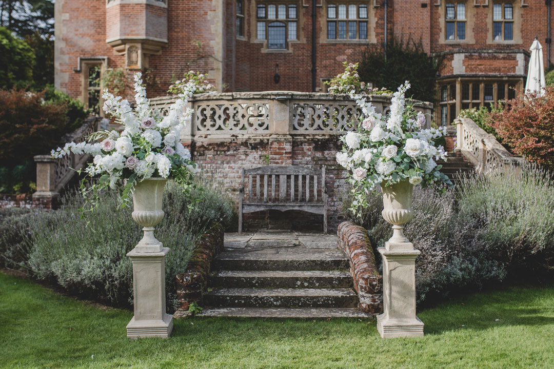 Elegance Faux Floral Urns