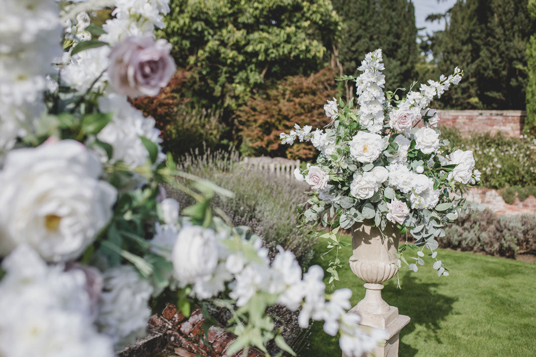 Elegance Faux Floral Urns