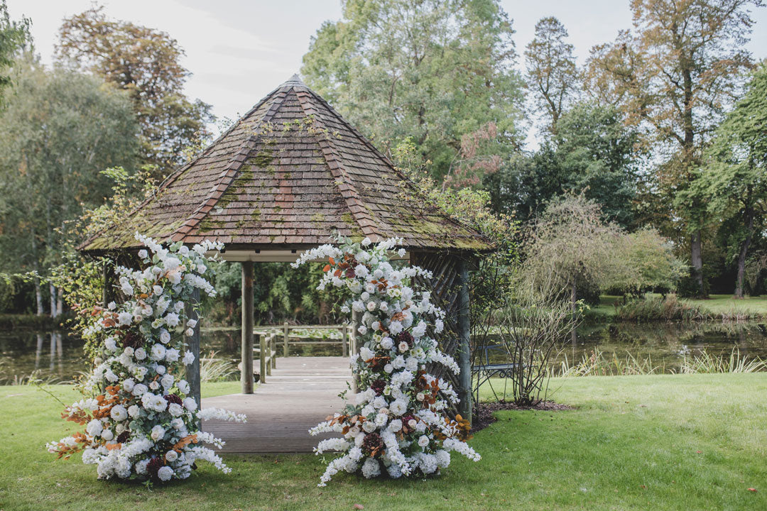 Sienna Faux Floral Pillars