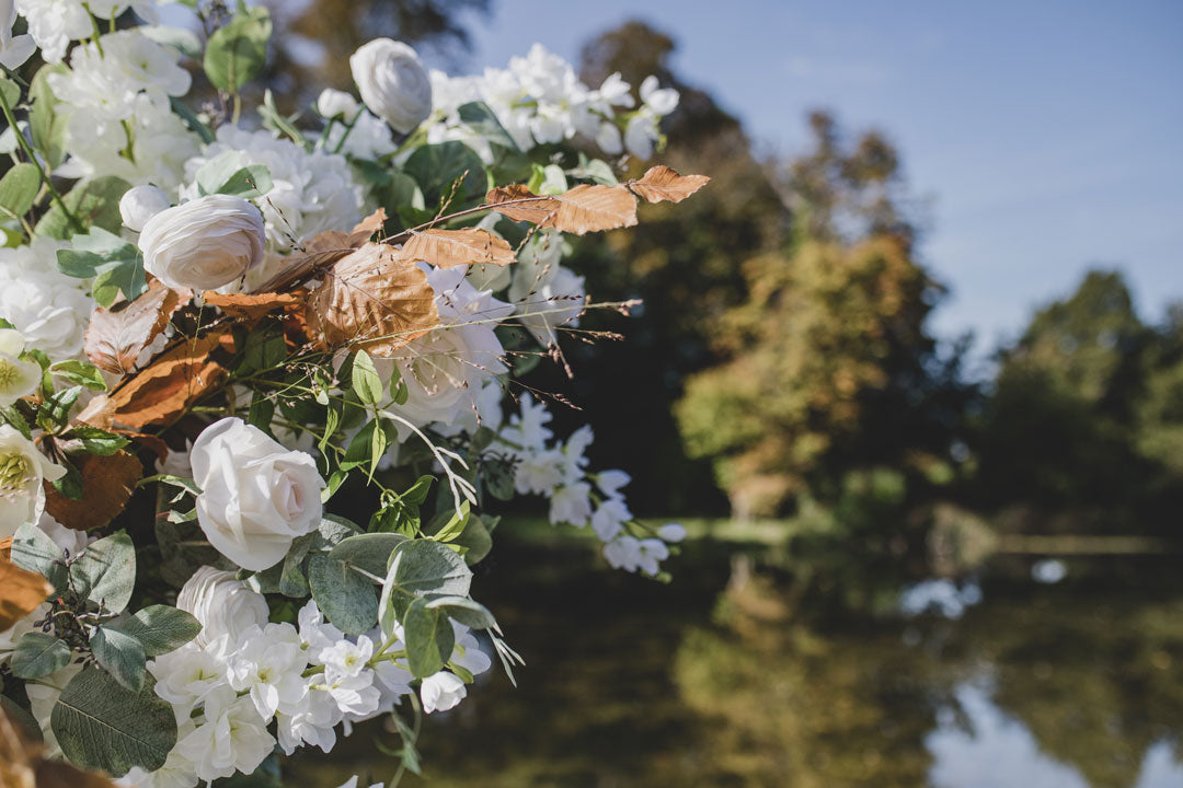 Sienna Faux Floral Pillars