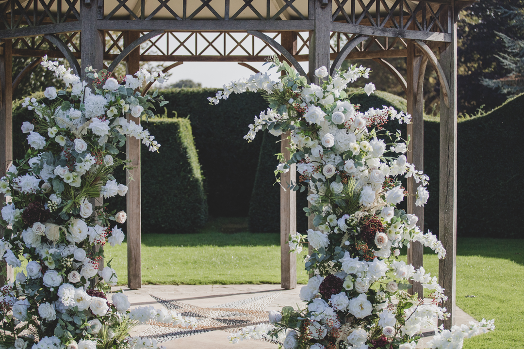 Juniper  Faux Floral Pillars